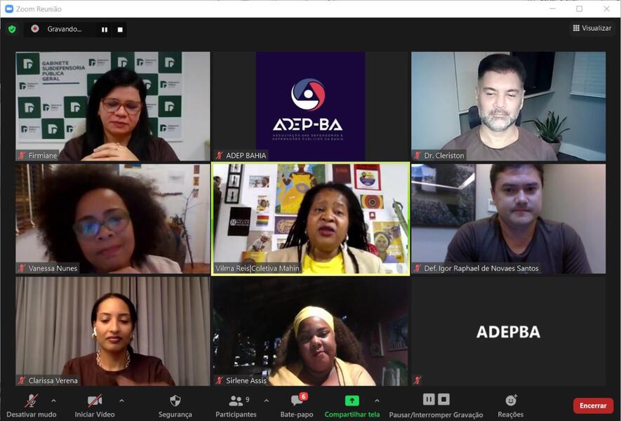 ADEP-BA promove roda de conversa para apresentação da Campanha Nacional da Anadep